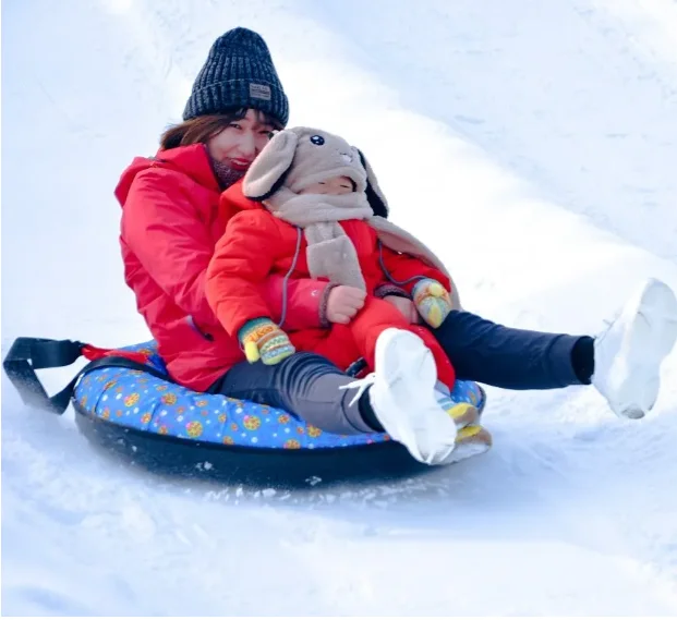 double person snow tube