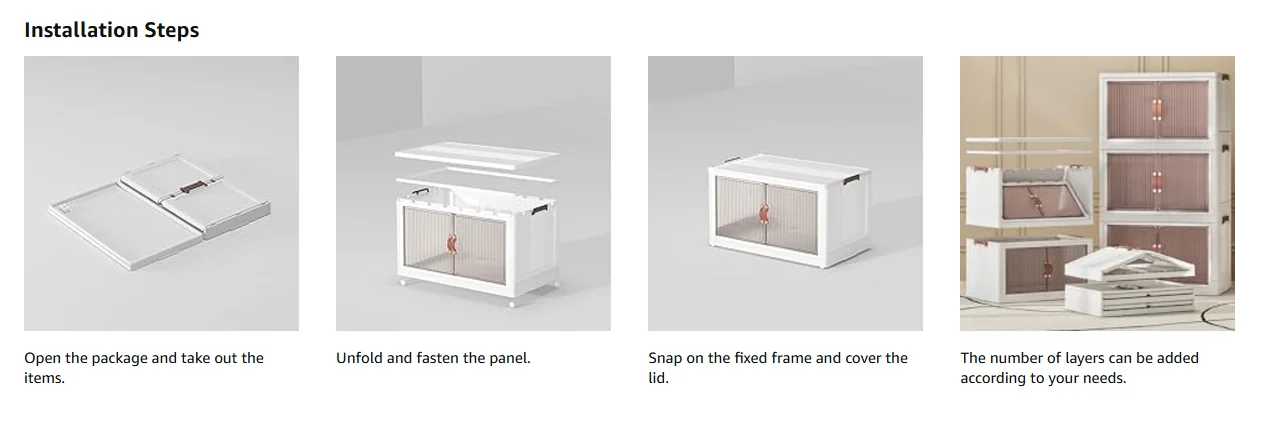 Plastic storage cabinet 