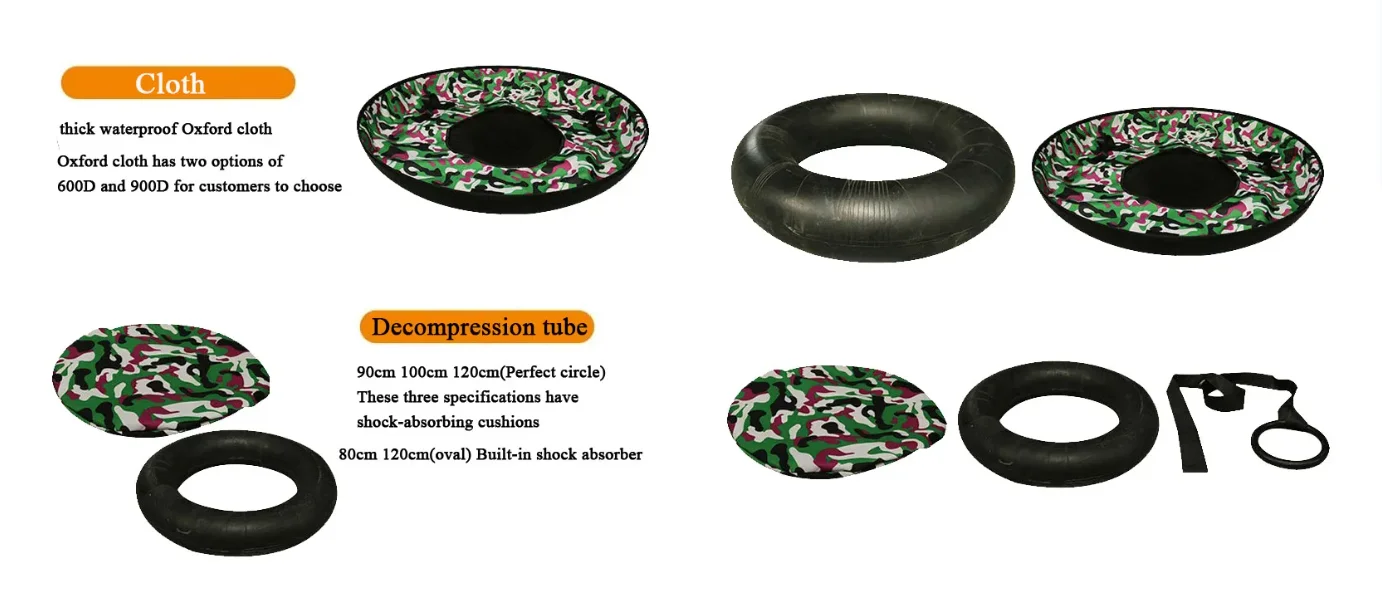 Heavy duty snow tube