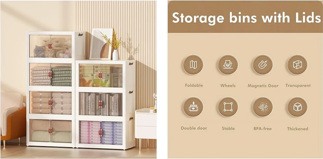 Plastic storage cabinet 