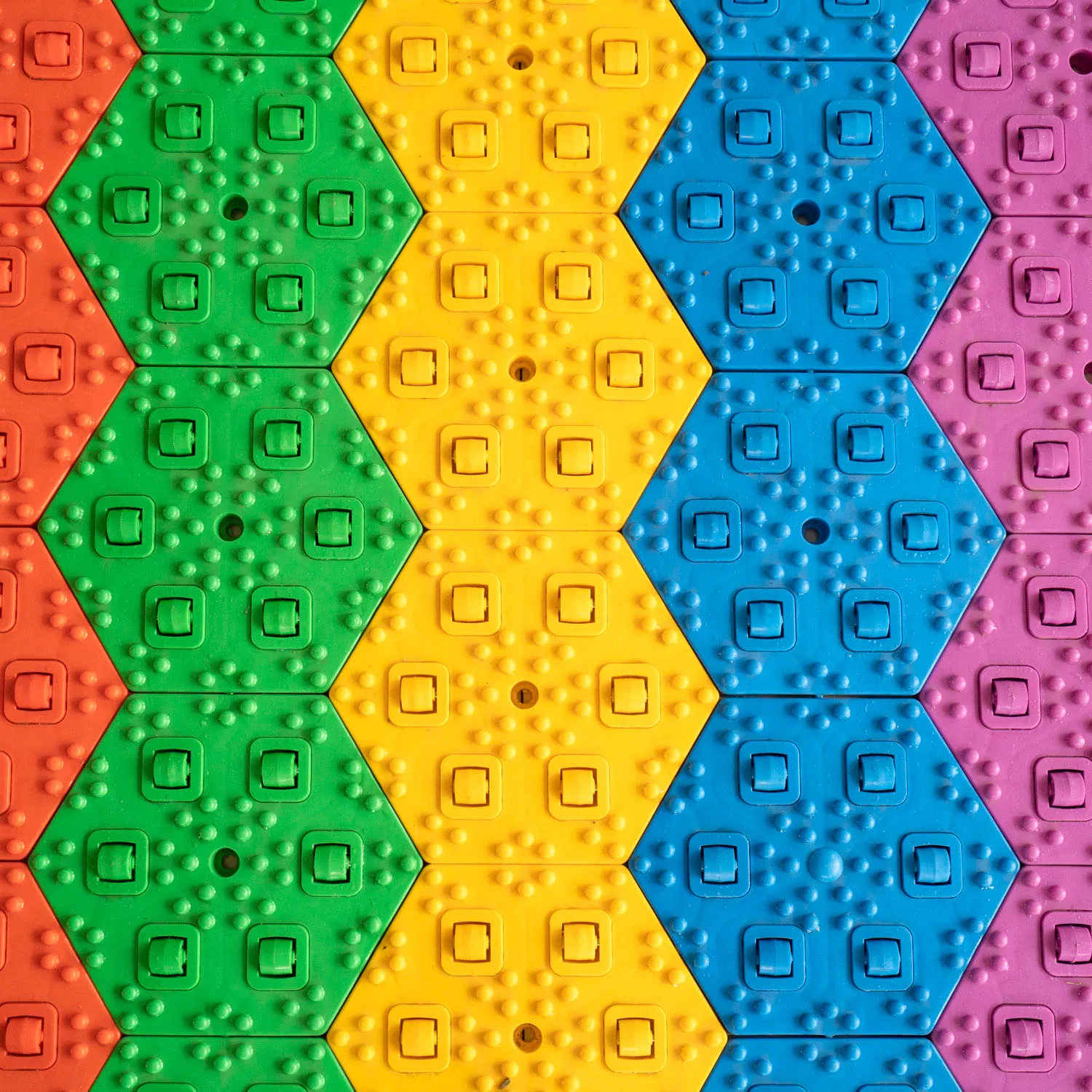 Regenbogen-PE-Diapositiv