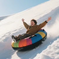 tubo de nieve